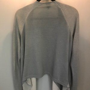 cabi Sage Greenish Grey Pocket Cardigan